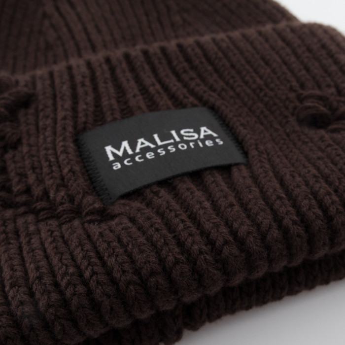 Шапка Malisa БРУНО т.шоколад