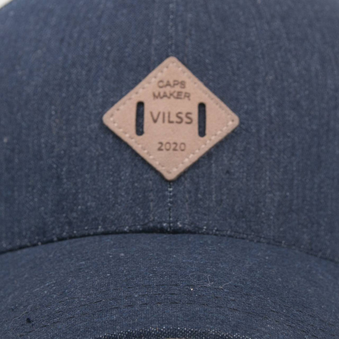 Бейсболка Vilss shevron denim B.JORDAN A18-v89/12 d.blue (т.синій) 57-58