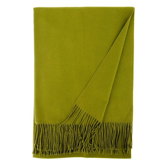 Палантин КАШЕМІР Однотонний хакі