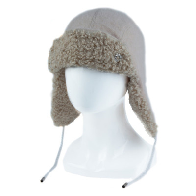 Шапка Vilss INVERNO Angora Ram Vilss Limited silver cream brulee/light beige (крем-брюле/св.беж)