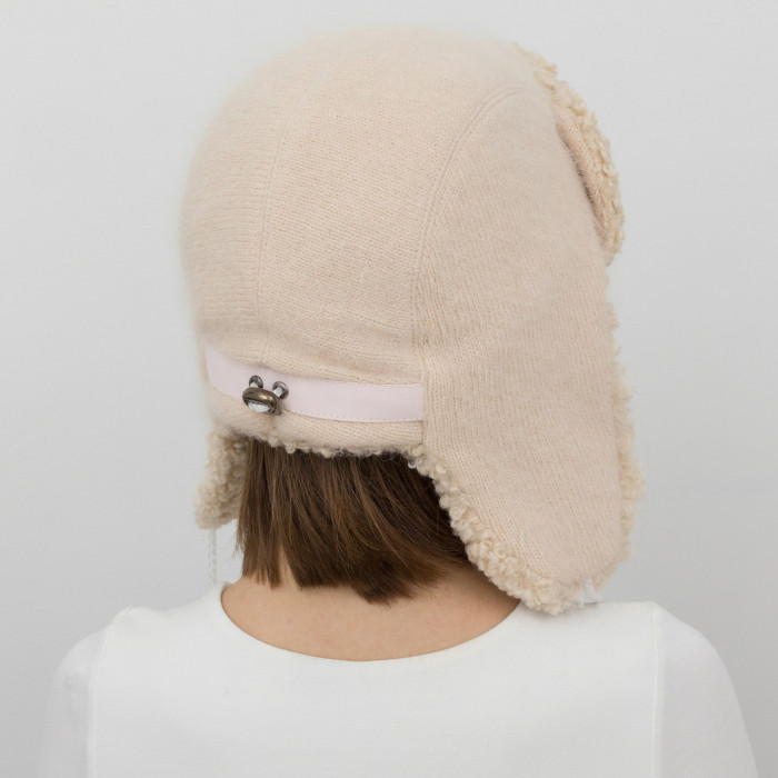 Шапка Vilss INVERNO Angora Ram Vilss Limited silver cream brulee/light beige (крем-брюле/св.беж)
