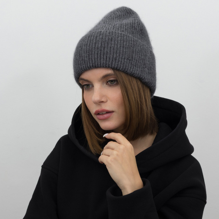 Шапка Malisa ЛАВ т.сірий