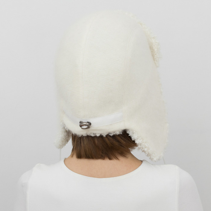 Шапка Vilss INVERNO Angora Ram Vilss Limited silver milk/white (молоко/білий)