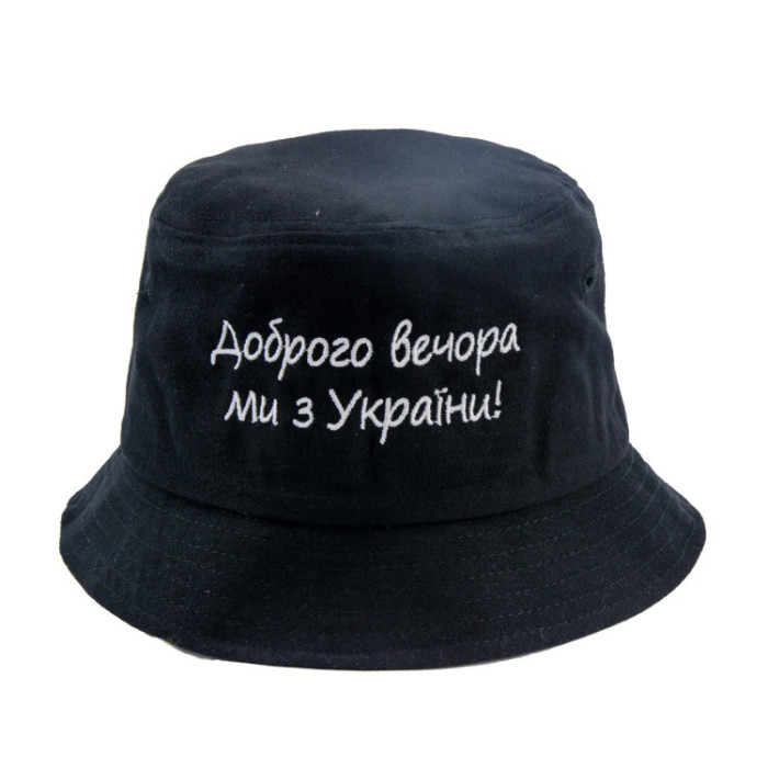 Панама Vilss ДОБРОГО ВЕЧОРА чорний/білий р.57-58