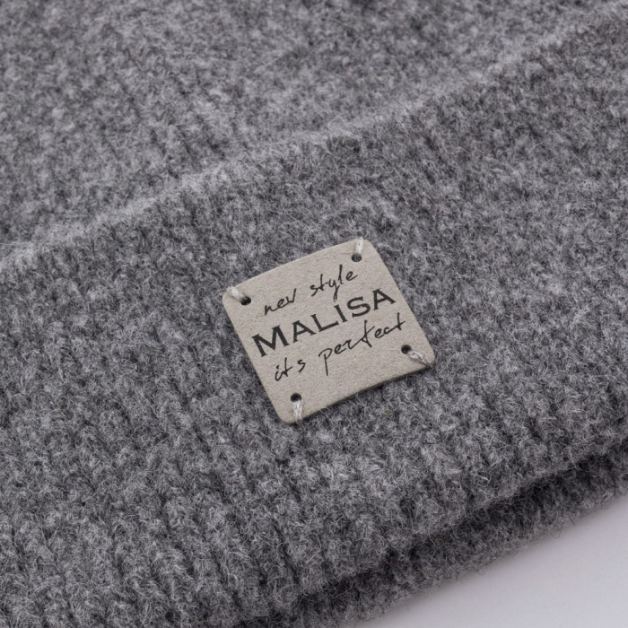 Шапка Malisa ХІЛТОН сірий