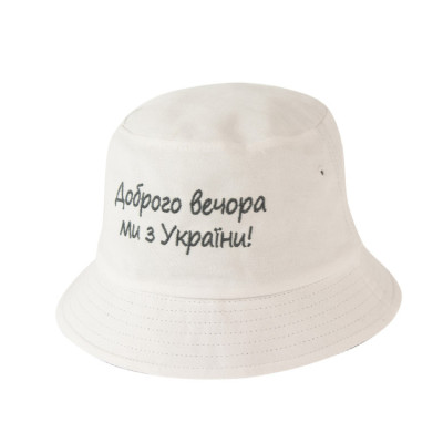 Панама Vilss ДОБРОГО ВЕЧОРУ білий/т.сірий р.57-58