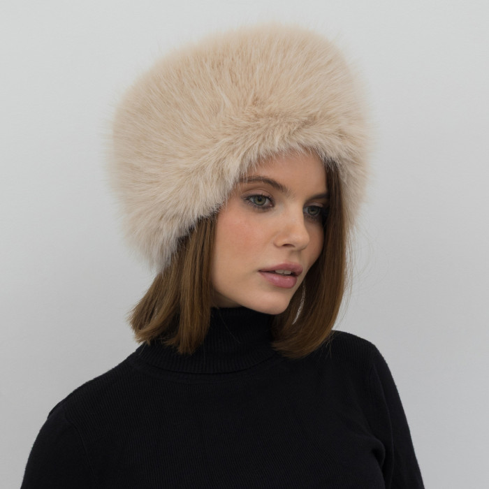 Пов'язка Vilss песець KURMAJOR empty light beige (св.беж) 58-59