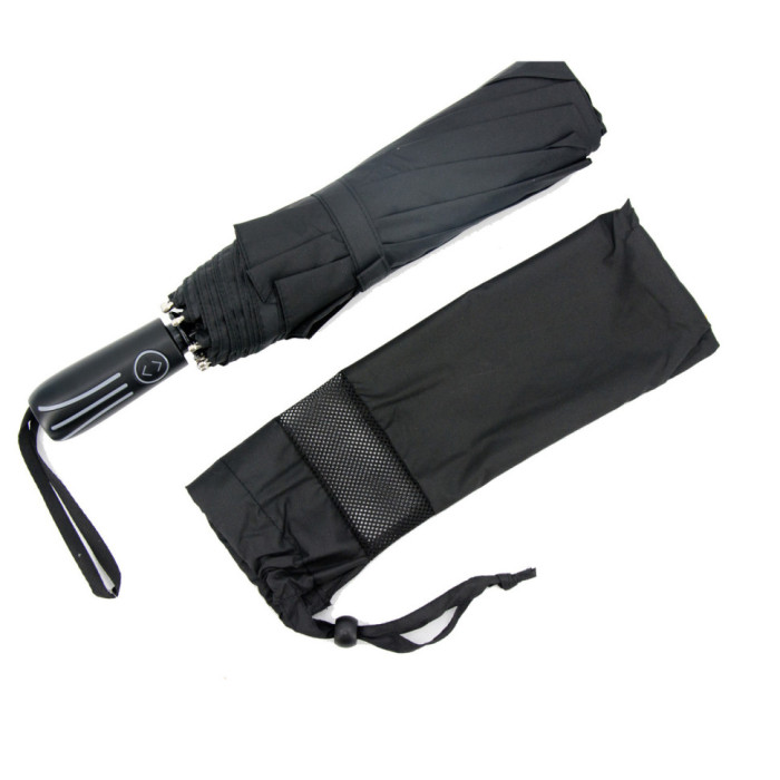 Парасолька автомат Parachase 3270 3 сл 10 сп чорний