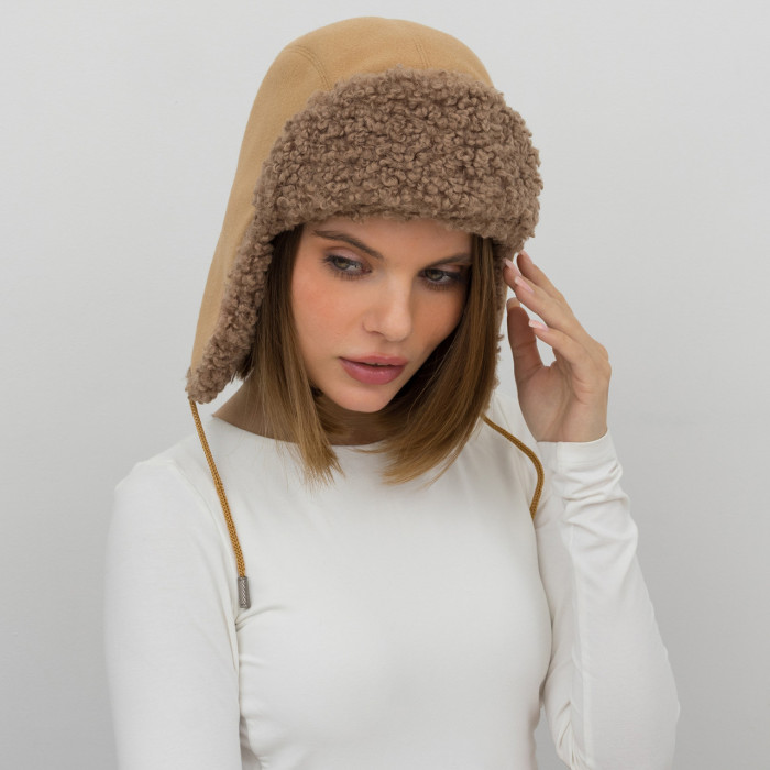 Шапка Vilss INVERNO Cashmere Ram nut/mocha (горіх/мокко)