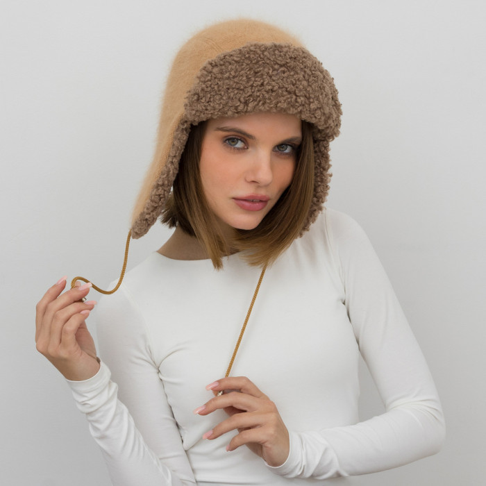 Шапка Vilss INVERNO Angora Ram Vilss Limited silver sienna/mocha (сієна/моко)
