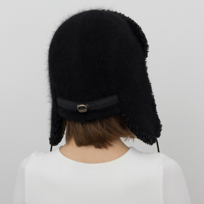 Шапка Vilss INVERNO Angora Ram Vilss Limited silver black/black (чорний/чорний)