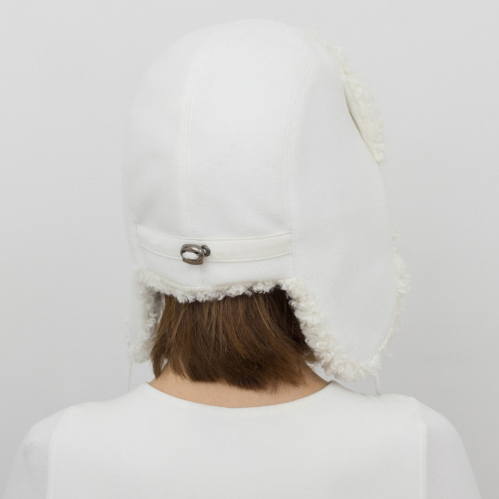 Шапка Vilss INVERNO Cashmere Ram white/milk (білий/молоко)
