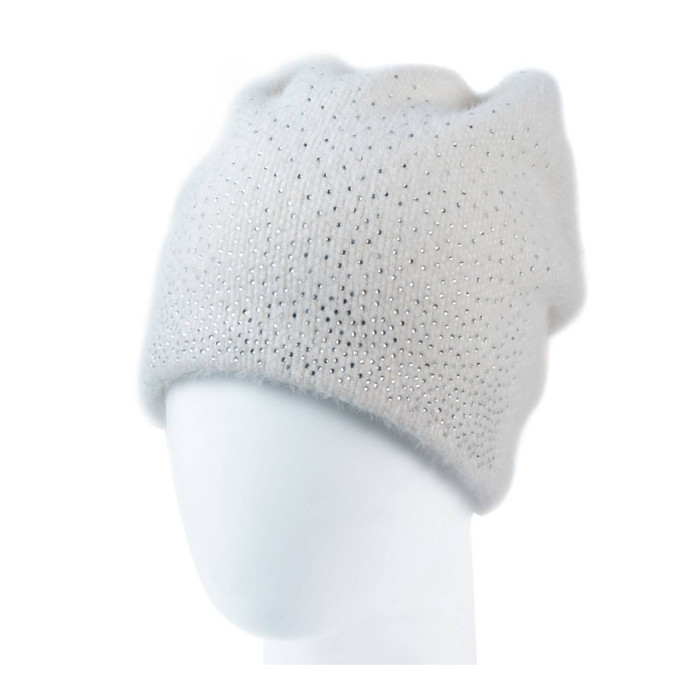 Шапка Vilss PIOVERE STRASS Ivory (айвори)