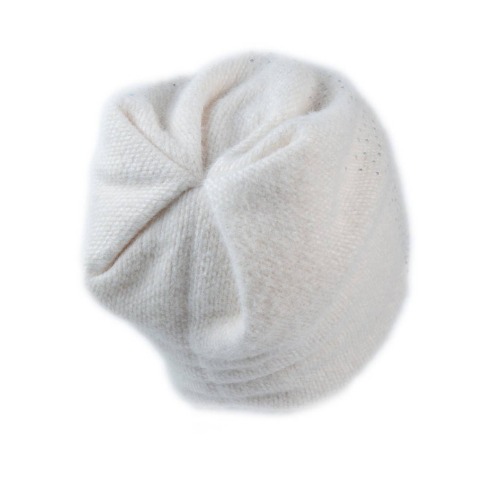 Шапка Vilss PIOVERE STRASS Ivory (айвори)