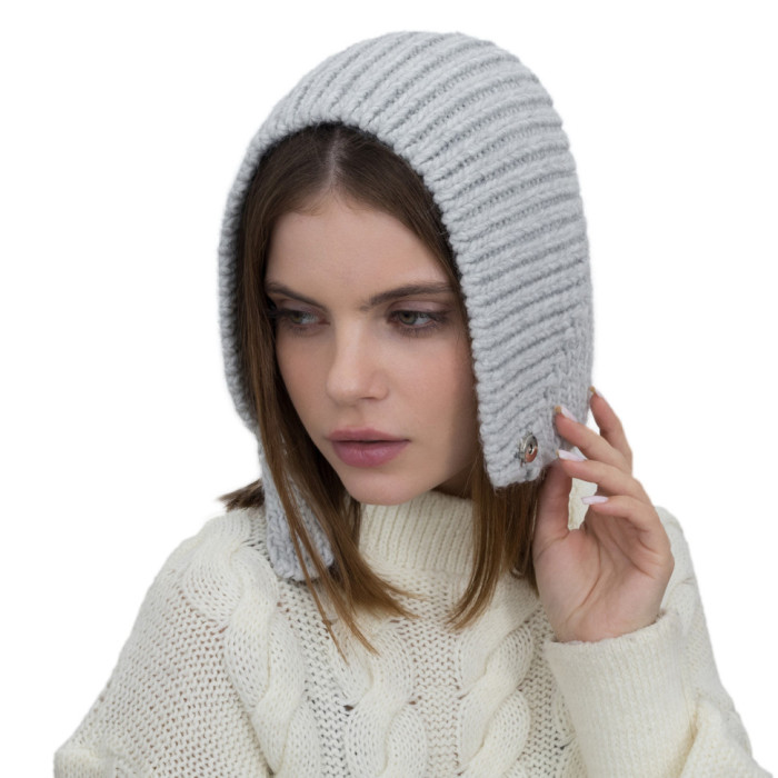 Шапка Malisa КЕНДІ св.сірий