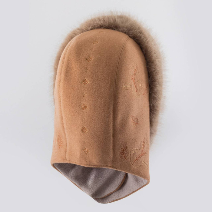 Капор Vilss decor chash/fox DECOR CONERENTOLA FUR (кемел/кофе)
