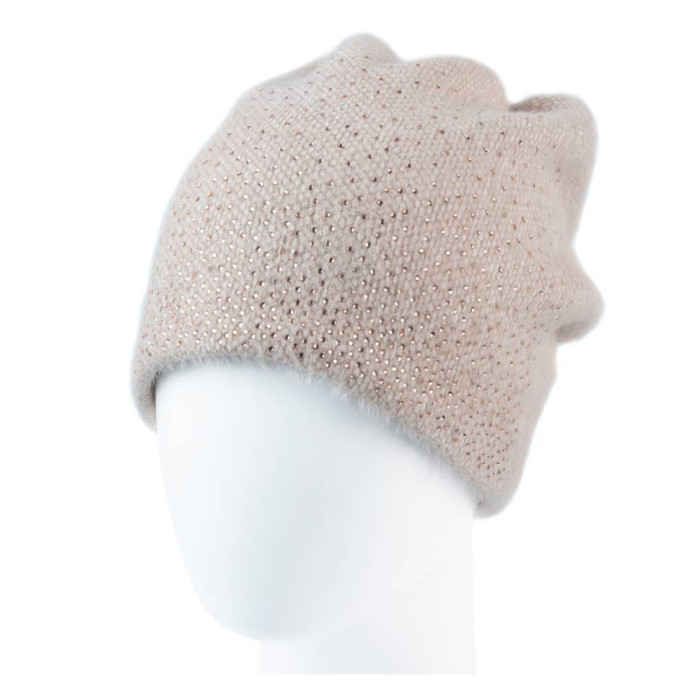 Шапка Vilss PIOVERE STRASS Pearl (перли)