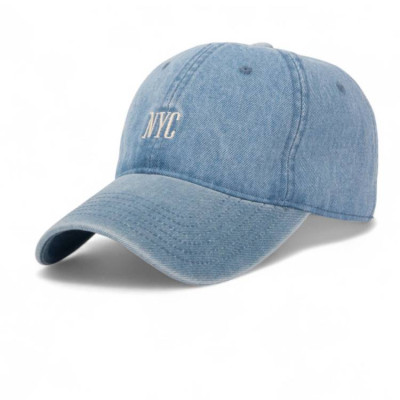 Бейсболка Liss NYC Джинс блакитний