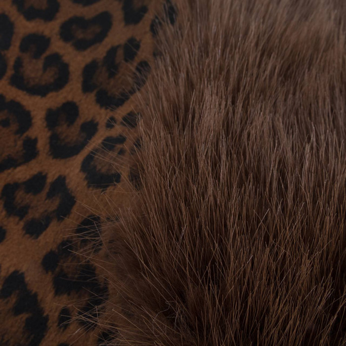 Капор Vilss empty chash/fox DECOR CONERENTOLA FUR (лео.корич/шокол)