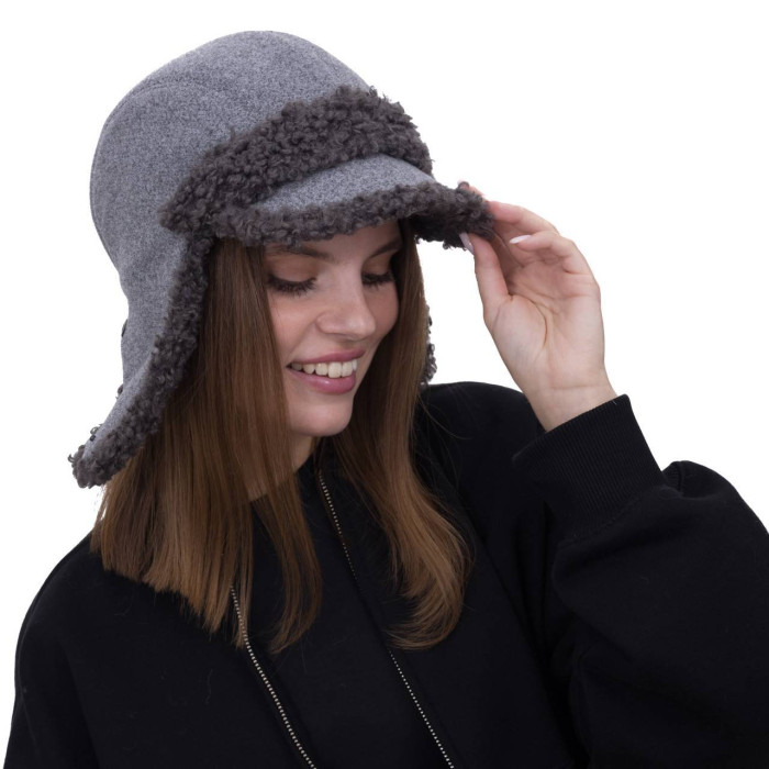 Шапка Vilss REGINA Cashmere Ram Шапка Vilss b.nickel l.grey/asphalt (св.сірий/асфальт)