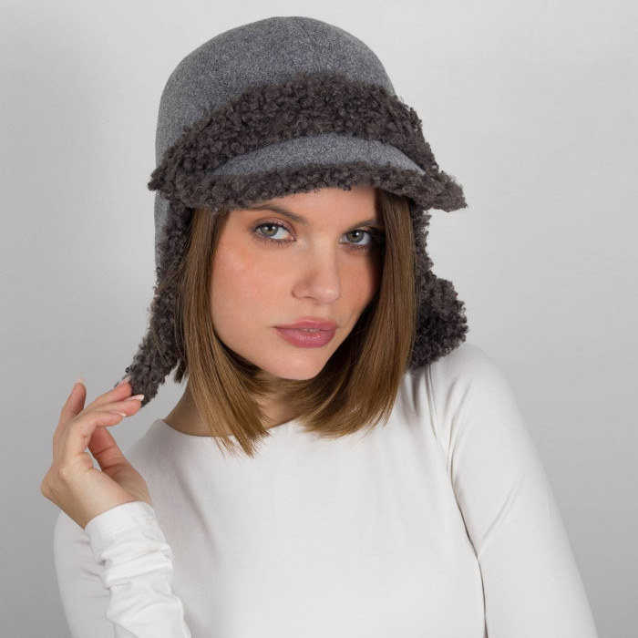 Шапка Vilss REGINA Cashmere Ram Шапка Vilss b.nickel l.grey/asphalt (св.сірий/асфальт)