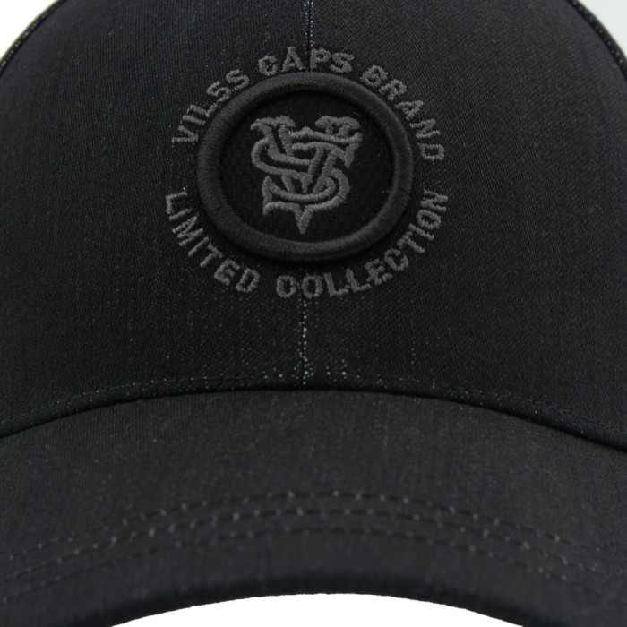 Бейсболка Vilss shevron denim B.TRATTO JStr black/grey v83 black (чорна) 59-60