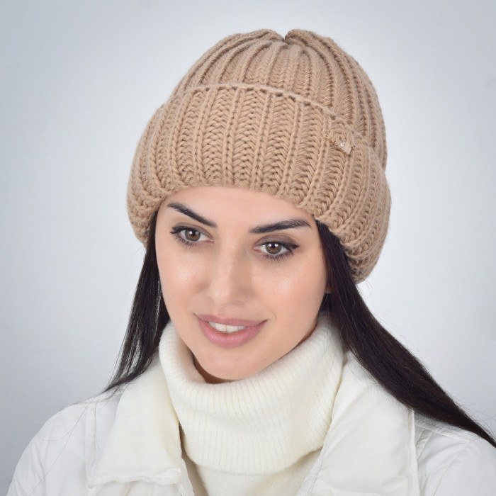 Шапка Malisa АРМА 279 пісок