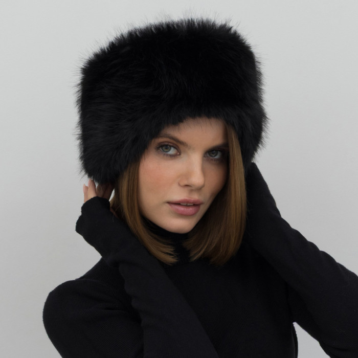 Пов'язка Vilss песець KURMAJOR empty Black (чорна) 58-59