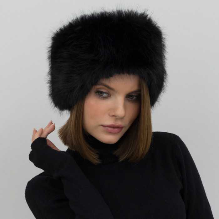 Пов'язка Vilss песець KURMAJOR empty Black (чорна) 58-59