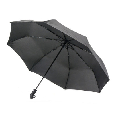Парасолька складана автомат Magic Rain 7005 чорний 3 см 8 сп.
