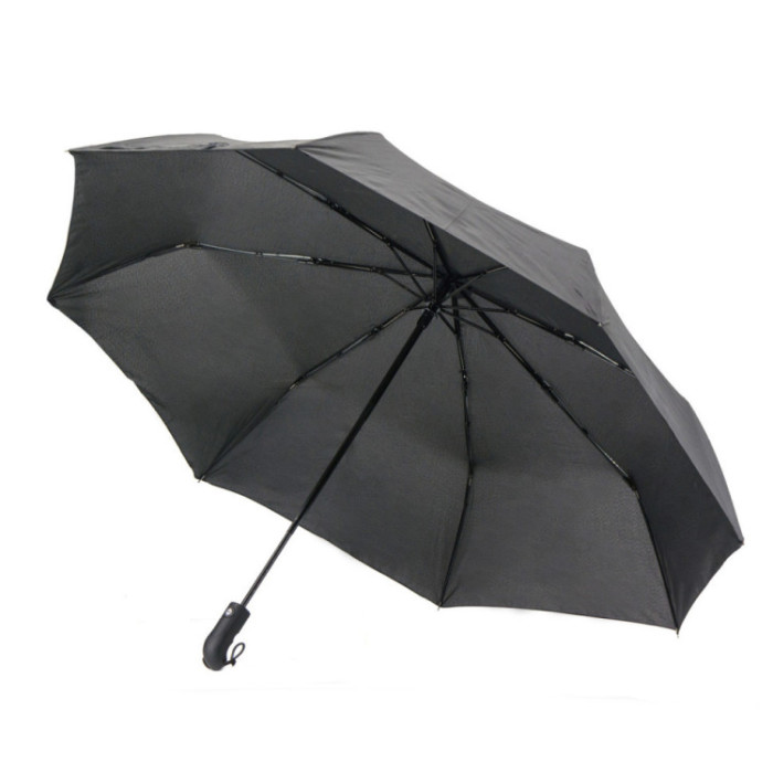 Парасолька складана автомат Magic Rain 7005 чорний 3 см 8 сп.