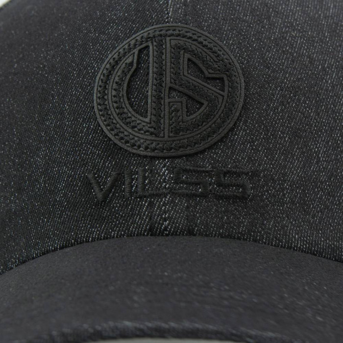 Бейсболка Vilss shevron denim B.JORDAN 386-v66 black (чорна) 57-58