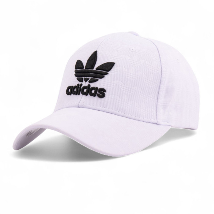 Бейсболка Liss ADD лілія тиснення білий/чорний