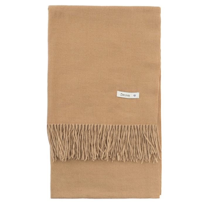 Палантин ГРАНС однотон кемель