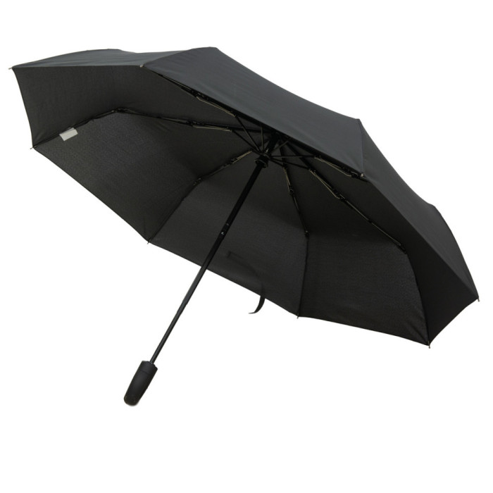 Парасолька складана автомат Art Rain 3920 чорний 3сл. 8сп.