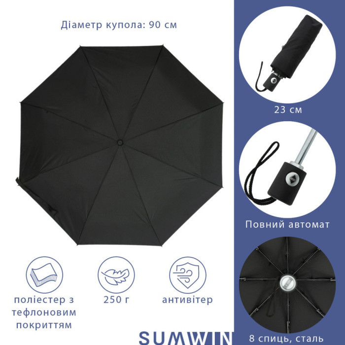 Парасолька складна автомат Lamberti 74710 4 сл 8 сп