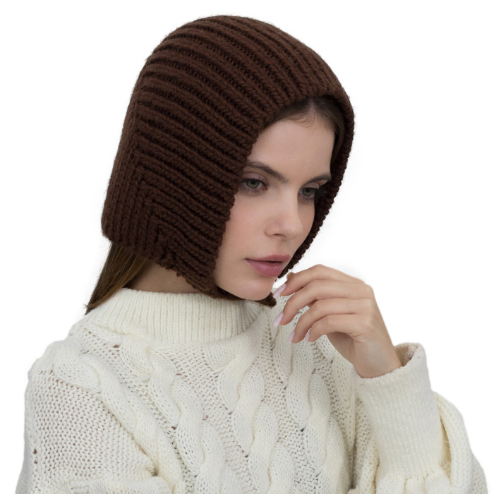 Шапка Malisa КЕНДІ шоколад